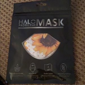 New Halo protective Mask sunflower pattern